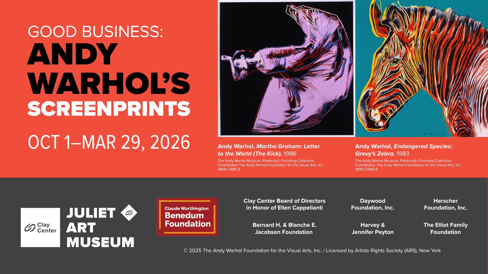 Juliet Art Museum to Present Good Business: Andy Warhol's